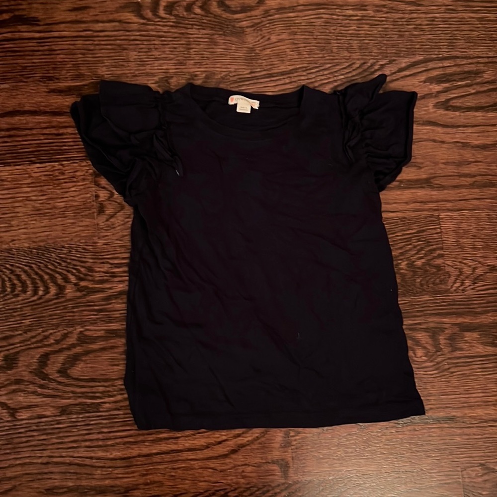 J.Crew Ruffle T Shirt